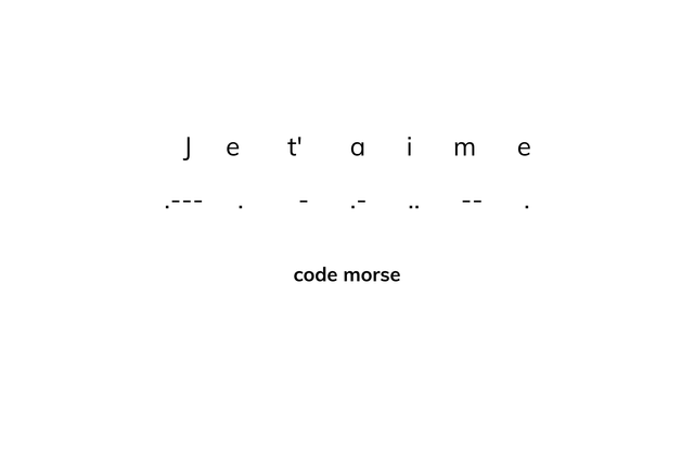 Jonc Morse Je t'aime