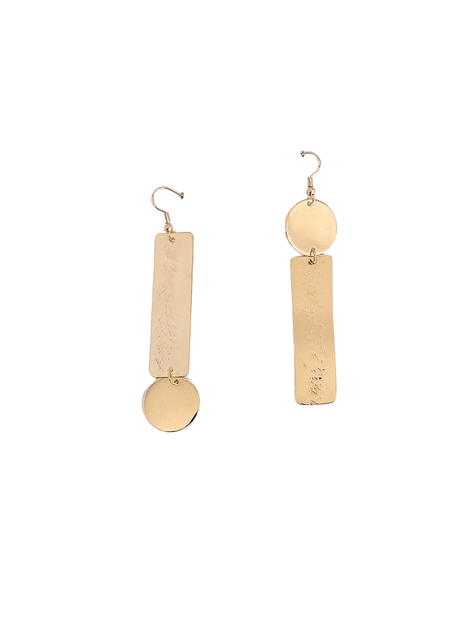 Boucles d'oreilles Mary plaqué or