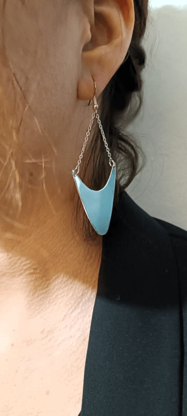 Boucles d'oreilles  Elizabeth plaqué argent