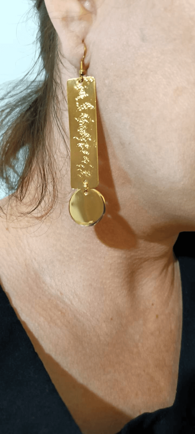 Boucles d'oreilles Mary plaqué or