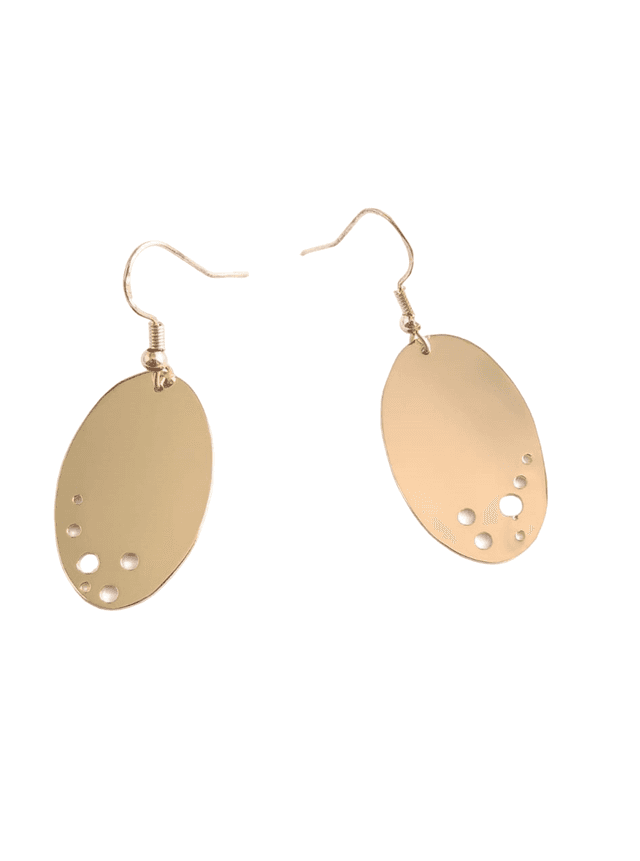 Boucles d&#039;oreilles Eleanor plaqué or